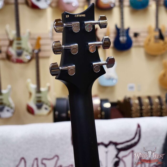 Paul Reed Smith PRS Wild West Guitars Special Run CE 24 Painted Black Neck 57/08 Covered Pickups Faded Grey Black Blue Burst 7.50 LBS - Image 8