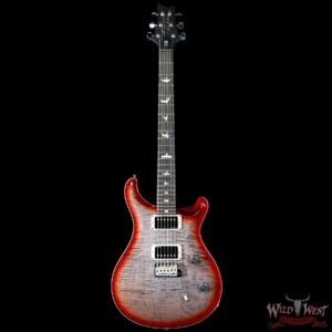 Paul Reed Smith PRS Wild West Guitars Special Run CE 24 Painted Black Neck 57/08 Covered Pickups Faded Grey Black Cherry Burst 7.85 LBS - Image 3