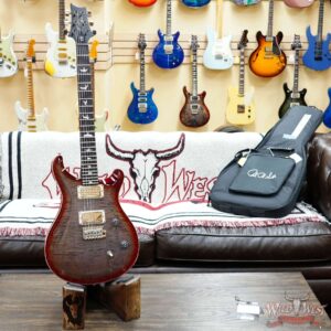 Paul Reed Smith PRS Wild West Guitars Special Run CE 24 Painted Black Neck 57/08 Covered Pickups Faded Grey Black Cherry Burst 7.85 LBS - Image 4