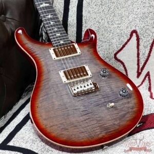 Paul Reed Smith PRS Wild West Guitars Special Run CE 24 Painted Black Neck 57/08 Covered Pickups Faded Grey Black Cherry Burst 7.85 LBS - Image 6