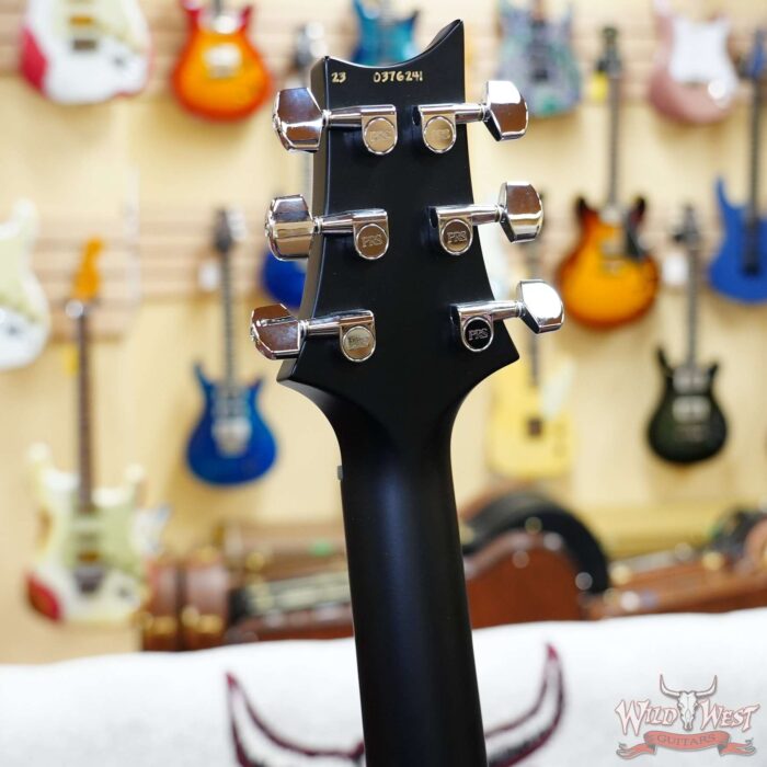 Paul Reed Smith PRS Wild West Guitars Special Run CE 24 Painted Black Neck 57/08 Covered Pickups Faded Grey Black Cherry Burst 7.85 LBS - Image 8