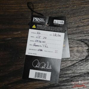 Paul Reed Smith PRS Wild West Guitars Special Run CE 24 Painted Black Neck 57/08 Covered Pickups Faded Grey Black Cherry Burst 7.85 LBS - Image 10