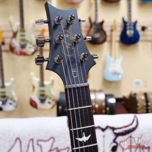 Paul Reed Smith PRS Wild West Guitars Special Run CE 24 Painted Black Neck 57/08 Covered Pickups Makena Blue 7.75 LBS - Image 5