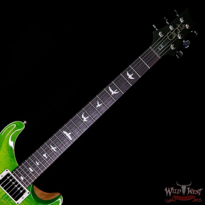 Paul Reed Smith PRS Wild West Guitars Special Run CE 24 Flame Top 57/08 Pickups Eriza Verde 253201 - Image 7