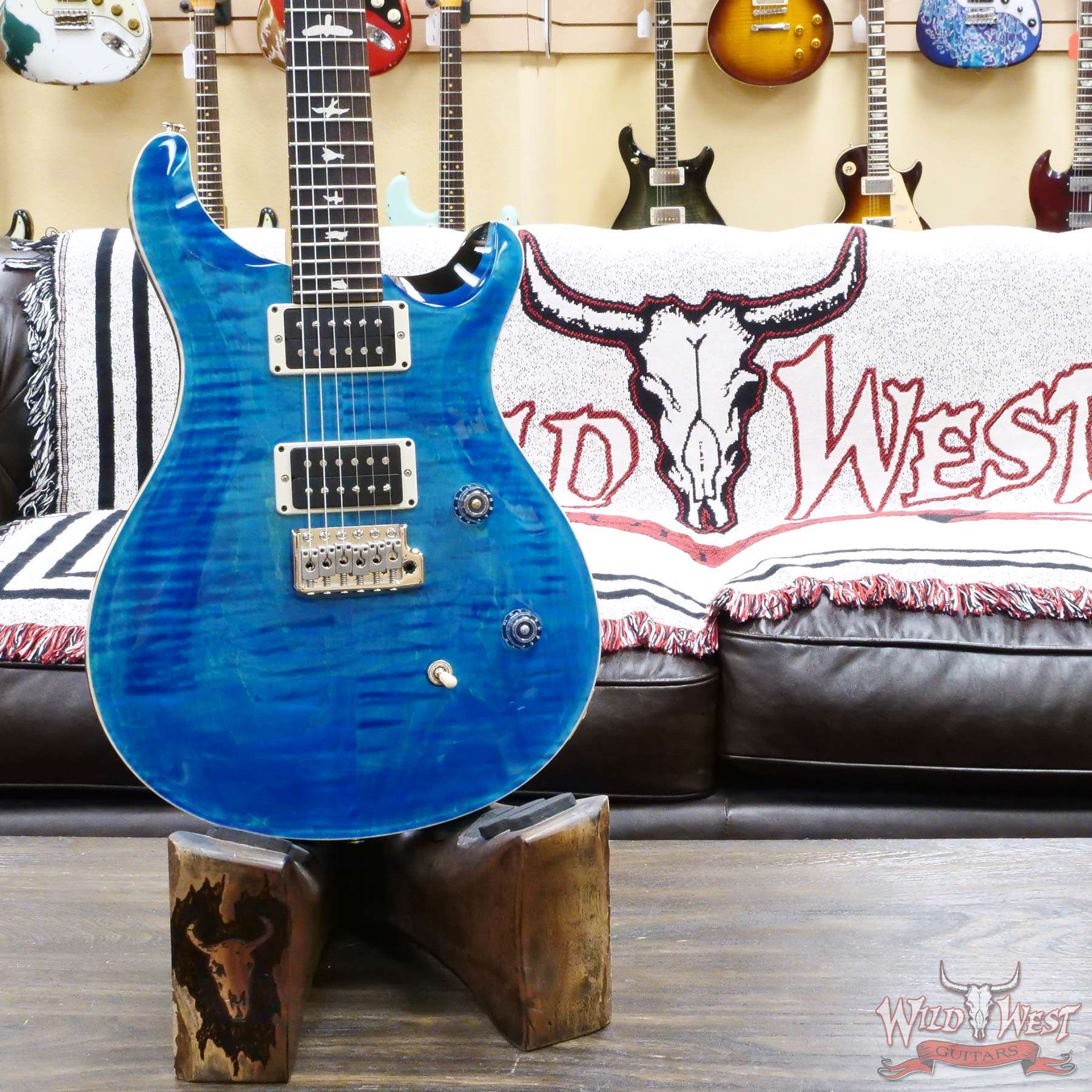 prs-ce24-blue-338701-d3__wwg.jpg Paul Reed Smith PRS CE 24 Rosewood Fingerboard Blue Matteo - Image 6
