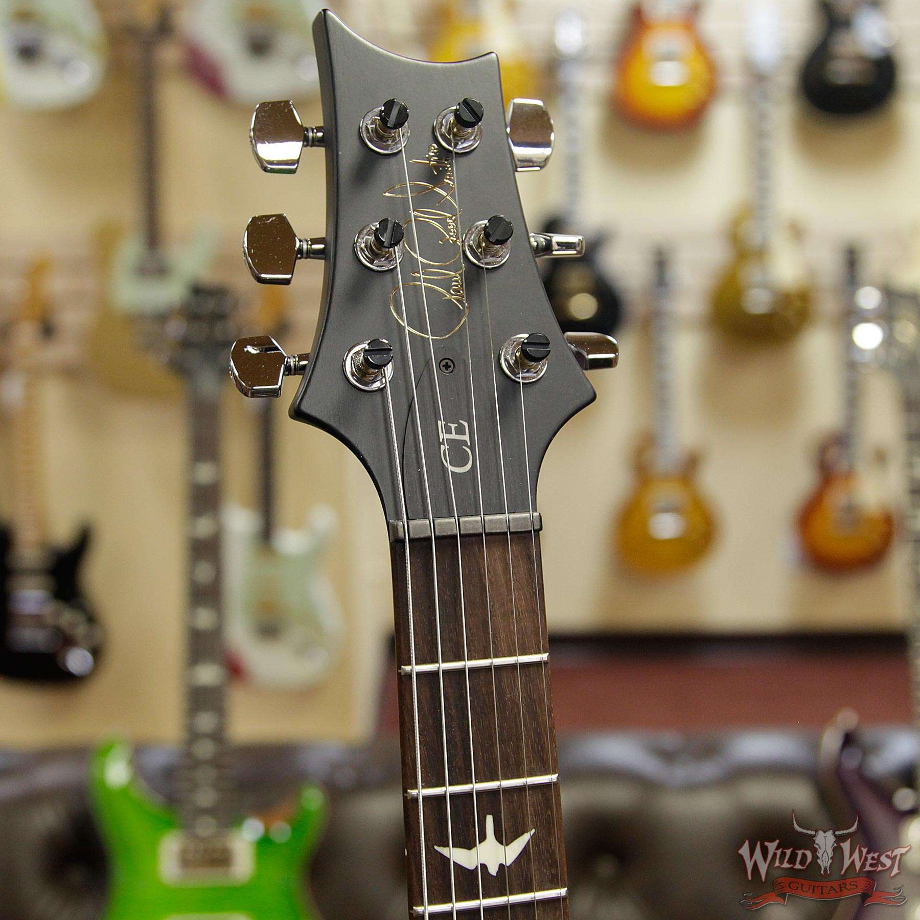 prs-ce24-bluematteo-288746-hf__wwg.jpg PRS Wild West Guitars Special Run CE 24 Flame Top Painted Neck 57/08 Pickups Blue Matteo 288746 - Image 6