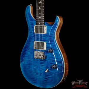PRS Wild West Guitars Special Run CE 24 Flame Top Painted Neck 57/08 Pickups Blue Matteo 288748 - Image 2