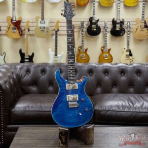 PRS Wild West Guitars Special Run CE 24 Flame Top Painted Neck 57/08 Pickups Blue Matteo 288748 - Image 5