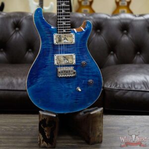 PRS Wild West Guitars Special Run CE 24 Flame Top Painted Neck 57/08 Pickups Blue Matteo 288748 - Image 7