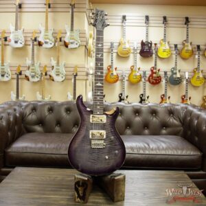 Paul Reed Smith PRS Wild West Guitars Special Run CE 24 Flame Top 57/08 Pickups Charcoal Purple Burst 251448 - Image 9