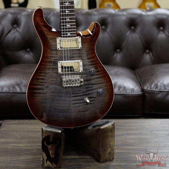 PRS WWG Special Run CE 24 57/08 Pickups Painted Black Neck Faded Gray Black Cherry Burst 292572 - Image 7