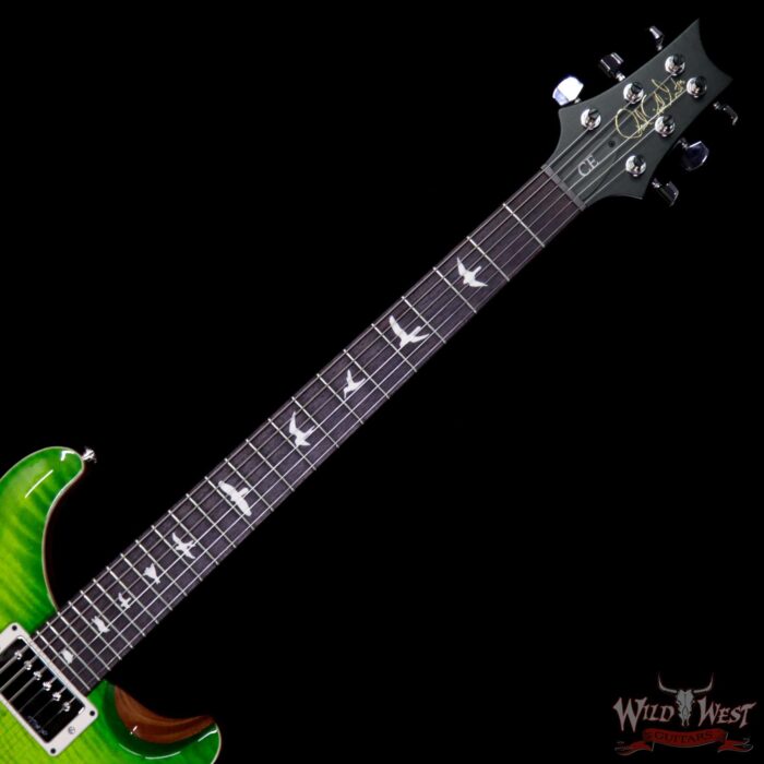 Paul Reed Smith PRS Wild West Guitars Special Run CE 24 Flame Top 57/08 Pickups Eriza Verde 252412 - Image 7
