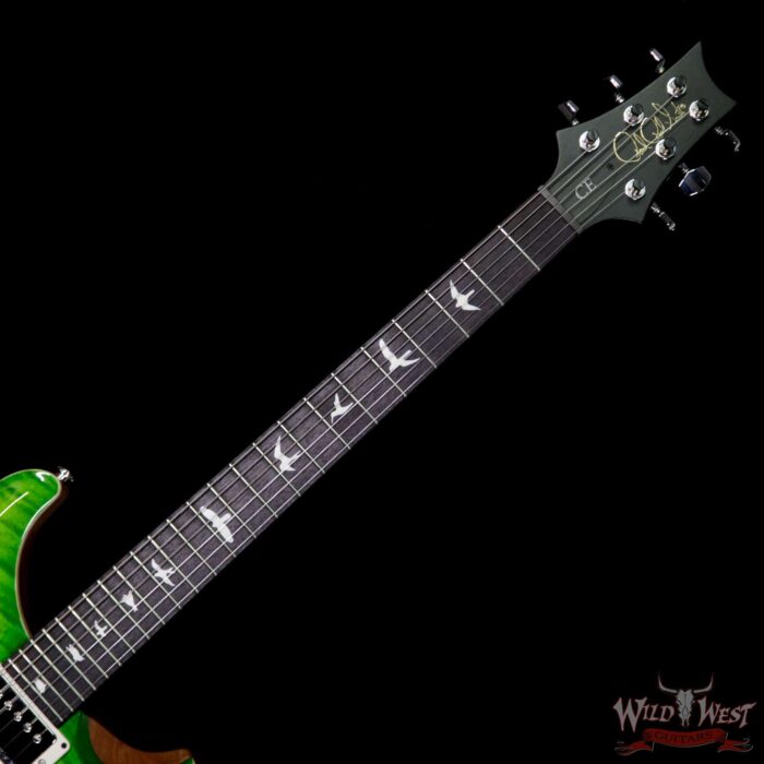 Paul Reed Smith PRS Wild West Guitars Special Run CE 24 Flame Top 57/08 Pickups Eriza Verde 251436 - Image 8