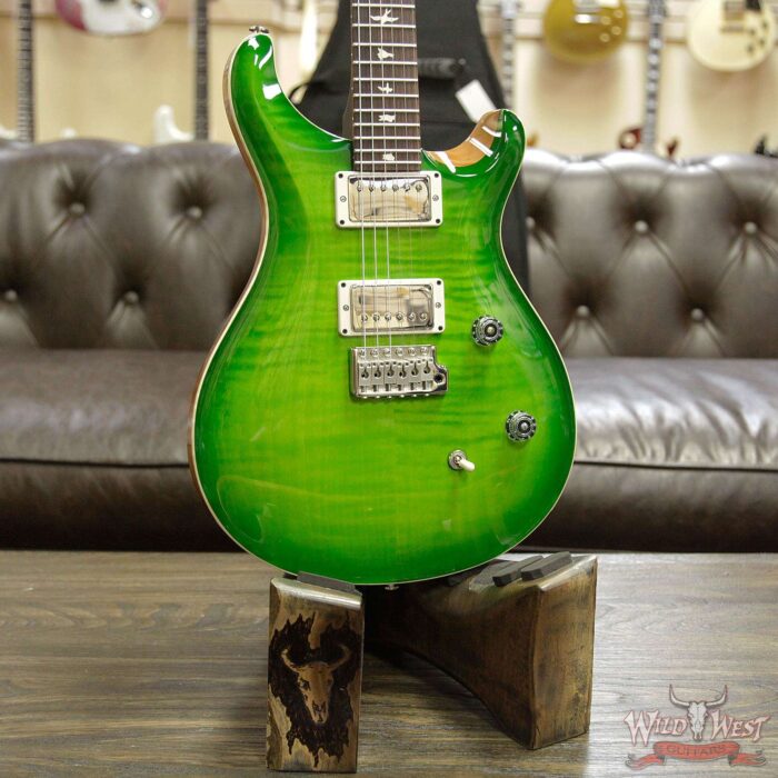 Paul Reed Smith PRS Wild West Guitars Special Run CE 24 Flame Top Painted Neck 57/08 Pickups Eriza Verde 283428 - Image 7