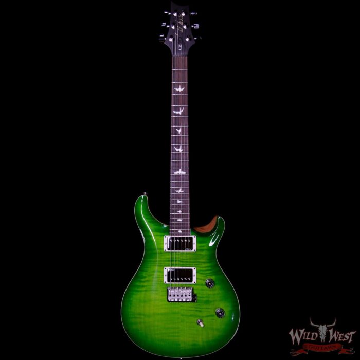 Paul Reed Smith PRS Wild West Guitars Special Run CE 24 Flame Top Painted Neck 57/08 Pickups Eriza Verde 283428 - Image 3