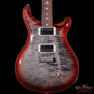 PRS Wild West Guitars Special Run CE 24 Flame Top 57/08 Pickups Faded Grey Black Cherry Burst 246456 - Image 3