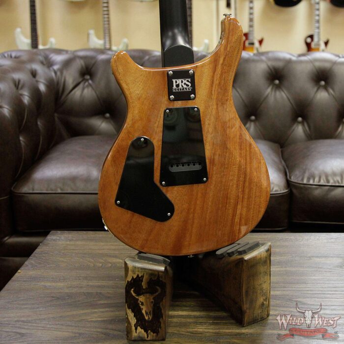 PRS Wild West Guitars Special Run CE 24 Flame Top 57/08 Pickups Faded Grey Black Blue Burst 243453 - Image 11