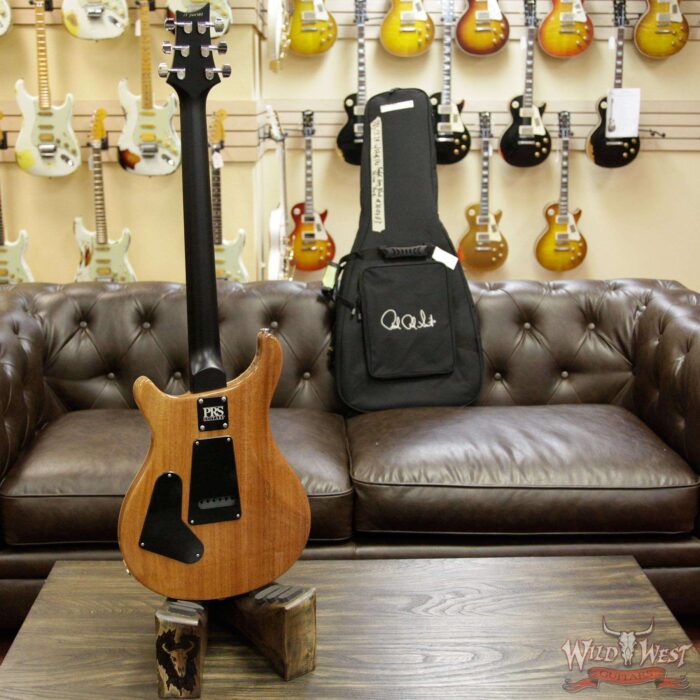 PRS Wild West Guitars Special Run CE 24 Flame Top 57/08 Pickups Faded Grey Black Blue Burst 244783 - Image 10