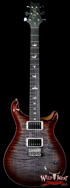 PRS Wild West Guitars Special Run CE 24 Flame Top 57/08 Pickups Faded Grey Black Cherry Burst 240813