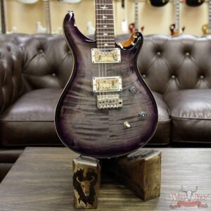 PRS Wild West Guitars Special Run CE 24 Flame Top 57/08 Pickups Faded Grey Black Purple Burst 246453 - Image 9