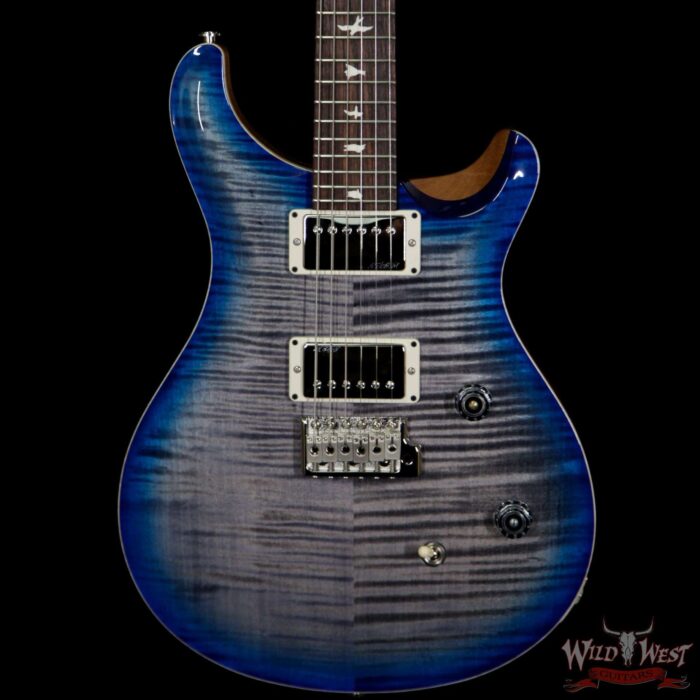 Paul Reed Smith PRS WWG Special Run CE 24 Flame Maple Top 57/08 Pickups Faded Gray Black Blue Burst 252414 - Image 3
