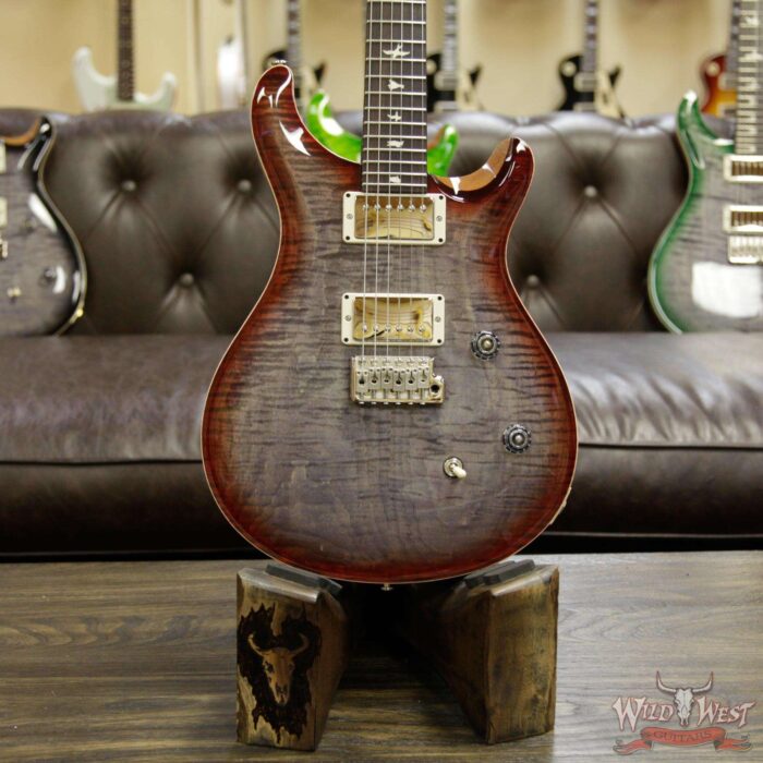 Paul Reed Smith PRS WWG Special Run CE 24 Flame Maple Top 57/08 Pickups Faded Gray Black Cherry Burst 250910 - Image 10