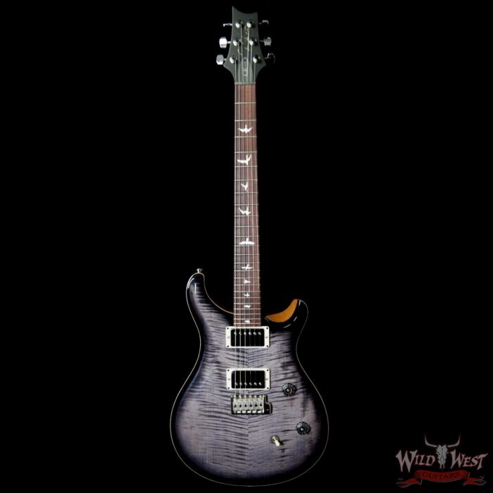 Paul Reed Smith PRS WWG Special Run CE 24 Flame Maple Top 57/08 Pickups Faded Gray Black Black Burst 250948 - Image 4