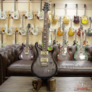Paul Reed Smith PRS WWG Special Run CE 24 Flame Maple Top 57/08 Pickups Faded Gray Black Black Burst 250948 - Image 8