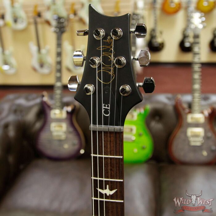 Paul Reed Smith PRS WWG Special Run CE 24 Flame Maple Top 57/08 Pickups Faded Gray Black Black Burst 250948 - Image 9