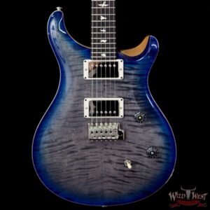 Paul Reed Smith PRS WWG Special Run CE 24 Flame Maple Top 57/08 Pickups Faded Gray Black Blue Burst 252409 - Image 2
