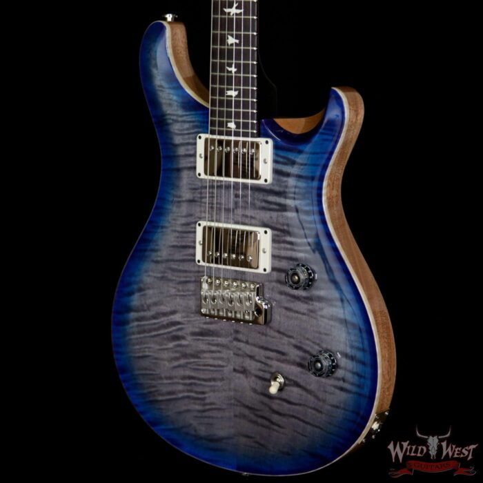Paul Reed Smith PRS WWG Special Run CE 24 Flame Maple Top 57/08 Pickups Faded Gray Black Blue Burst 252409 - Image 3