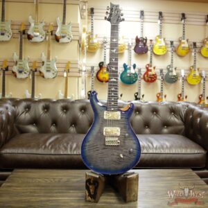 Paul Reed Smith PRS WWG Special Run CE 24 Flame Maple Top 57/08 Pickups Faded Gray Black Blue Burst 252409 - Image 11