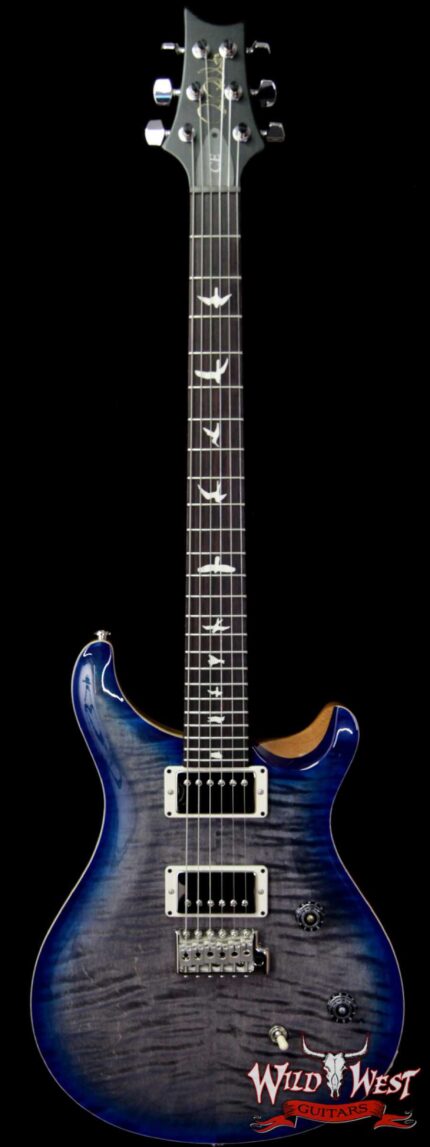 Paul Reed Smith PRS WWG Special Run CE 24 Flame Maple Top 57/08 Pickups Faded Gray Black Blue Burst 252409