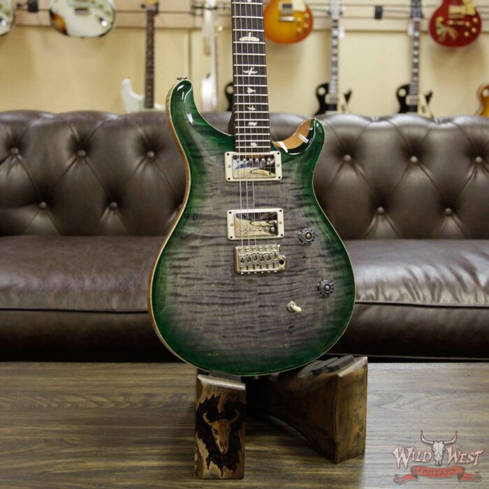 Paul Reed Smith PRS WWG Special Run CE 24 Flame Maple Top 57/08 Pickups Faded Gray Black Green Burst 251435 - Image 10