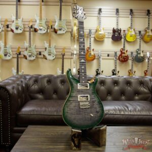 Paul Reed Smith PRS WWG Special Run CE 24 Flame Maple Top 57/08 Pickups Faded Gray Black Green Burst 251435 - Image 8