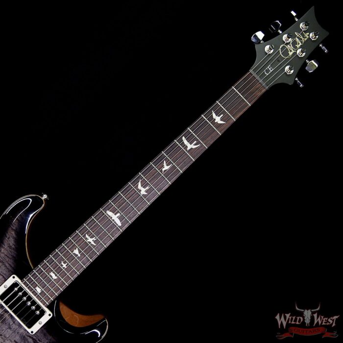 Paul Reed Smith PRS WWG Special Run CE 24 Flame Maple Top 57/08 Pickups Faded Gray Black Black Burst 250912 - Image 7