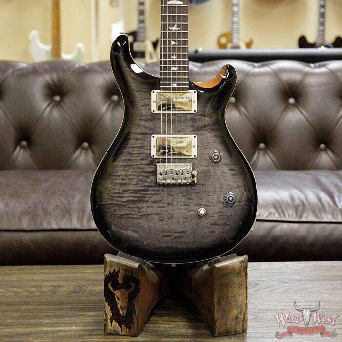 Paul Reed Smith PRS WWG Special Run CE 24 Flame Maple Top 57/08 Pickups Faded Gray Black Black Burst 250912 - Image 9