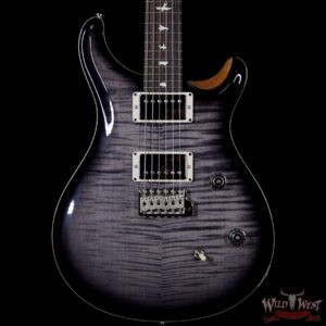 PRS Wild West Guitars Special Run CE 24 Flame Maple Top 57/08 Pickups Faded Gray Black Black Burst 250909 - Image 3
