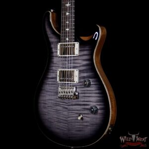 PRS Wild West Guitars Special Run CE 24 Flame Maple Top 57/08 Pickups Faded Gray Black Black Burst 250909 - Image 2