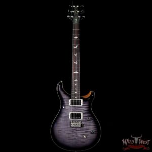 PRS Wild West Guitars Special Run CE 24 Flame Maple Top 57/08 Pickups Faded Gray Black Black Burst 250909 - Image 4