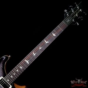 PRS Wild West Guitars Special Run CE 24 Flame Maple Top 57/08 Pickups Faded Gray Black Black Burst 250909 - Image 7