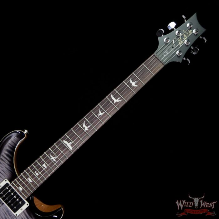 Paul Reed Smith PRS WWG Special Run CE 24 Flame Maple Top 85/15 Pickups Faded Gray Black Black Burst 250897 - Image 7