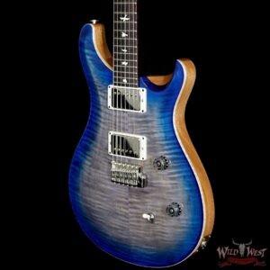 Paul Reed Smith PRS WWG Special Run CE 24 Flame Maple Top 57/08 Pickups Faded Gray Black Blue Burst 252885 - Image 2