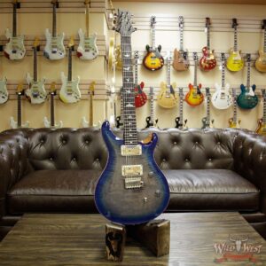 Paul Reed Smith PRS WWG Special Run CE 24 Flame Maple Top 57/08 Pickups Faded Gray Black Blue Burst 252885 - Image 10