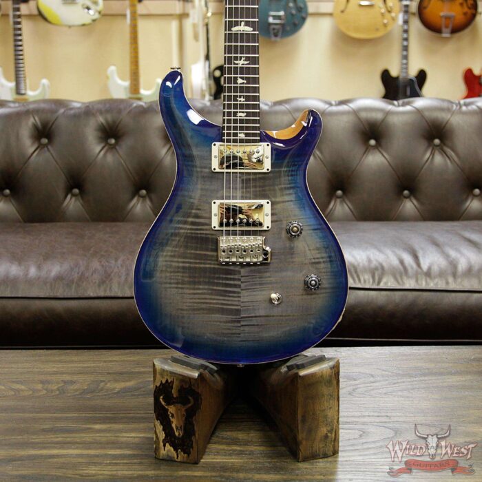 Paul Reed Smith WWG Special Run CE 24 Flame Maple Top 57/08 Pickups Faded Gray Black Blue Burst 254072 - Image 9