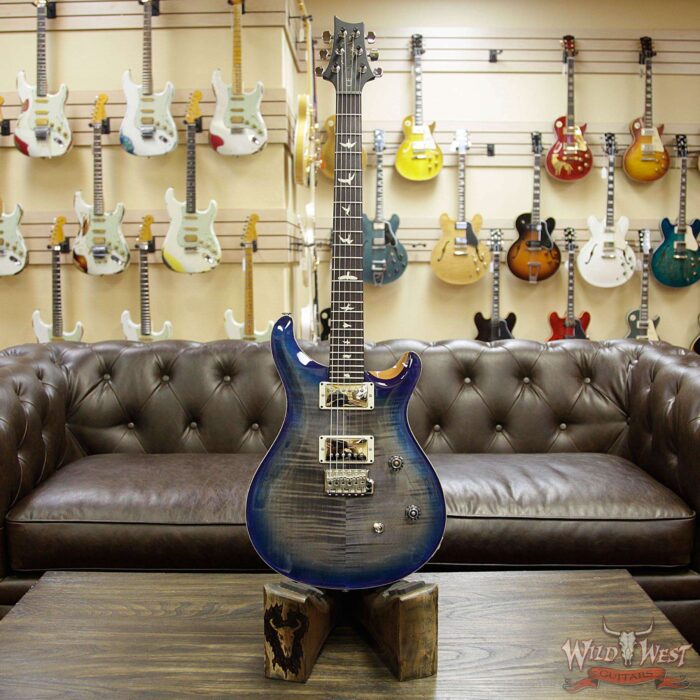 Paul Reed Smith WWG Special Run CE 24 Flame Maple Top 57/08 Pickups Faded Gray Black Blue Burst 254072 - Image 10