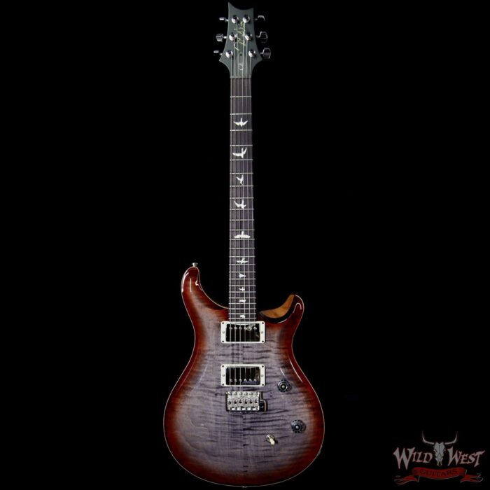 Paul Reed Smith PRS WWG Special Run CE 24 Flame Maple Top 57/08 Pickups Faded Gray Black Cherry Burst 252410 - Image 4