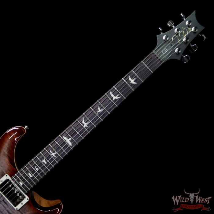 Paul Reed Smith PRS WWG Special Run CE 24 Flame Maple Top 57/08 Pickups Faded Gray Black Cherry Burst 252410 - Image 7