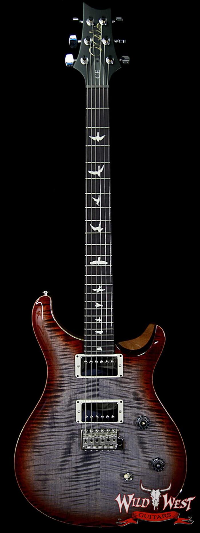 PRS WWG Special Run CE 24 Flame Maple Top 57/08 Pickups Faded Gray