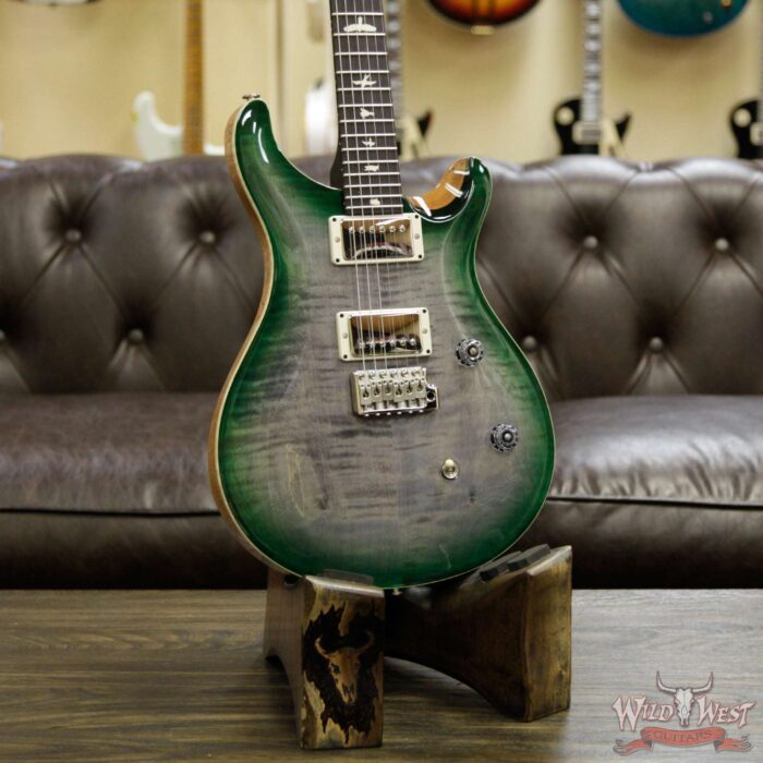 PRS WWG Special Run CE 24 Flame Maple Top 57/08 Pickups Faded Gray Black Green Burst 252603 - Image 10